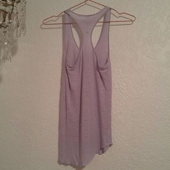 Joe's Jeans Dusty Purple Lilac Top V-Neck Racer Back Tank Tee  SZ XS - Picture 6 of 7